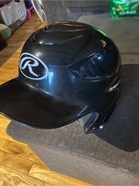 Rawlings Black Batting Baseball Helmet